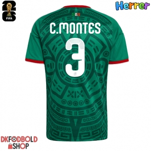 Mexico Cesar Montes #3 Hjemmebanetrøje VM 2026 Kort ærmer